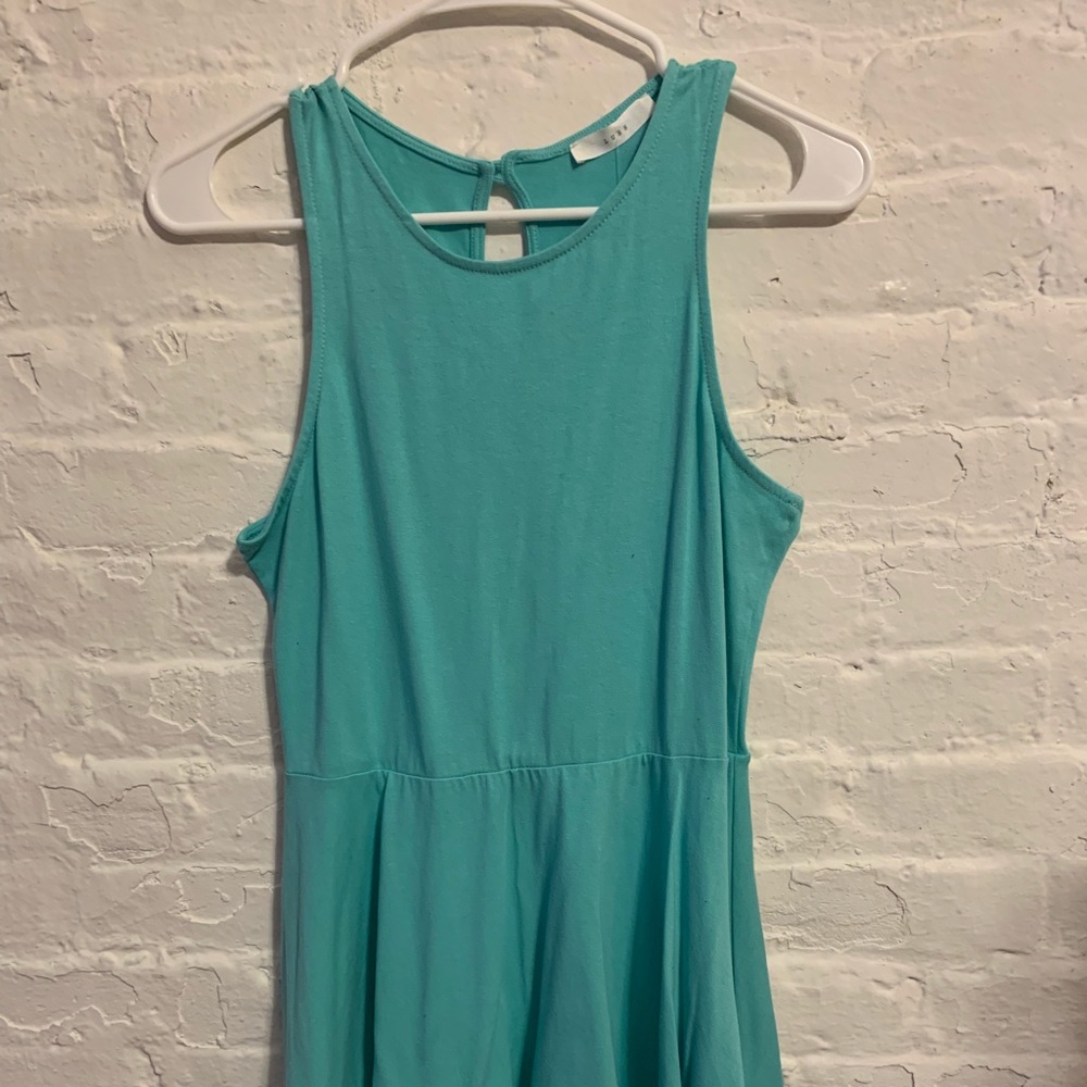 Lush Seafoam Blue Thin Strap Dress-NWT